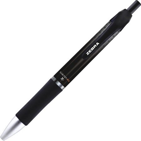 ZEBRA PEN Pen, Rapid Dry Ink, Wide-Barrel, 12/DZ, Black PK ZEB45610